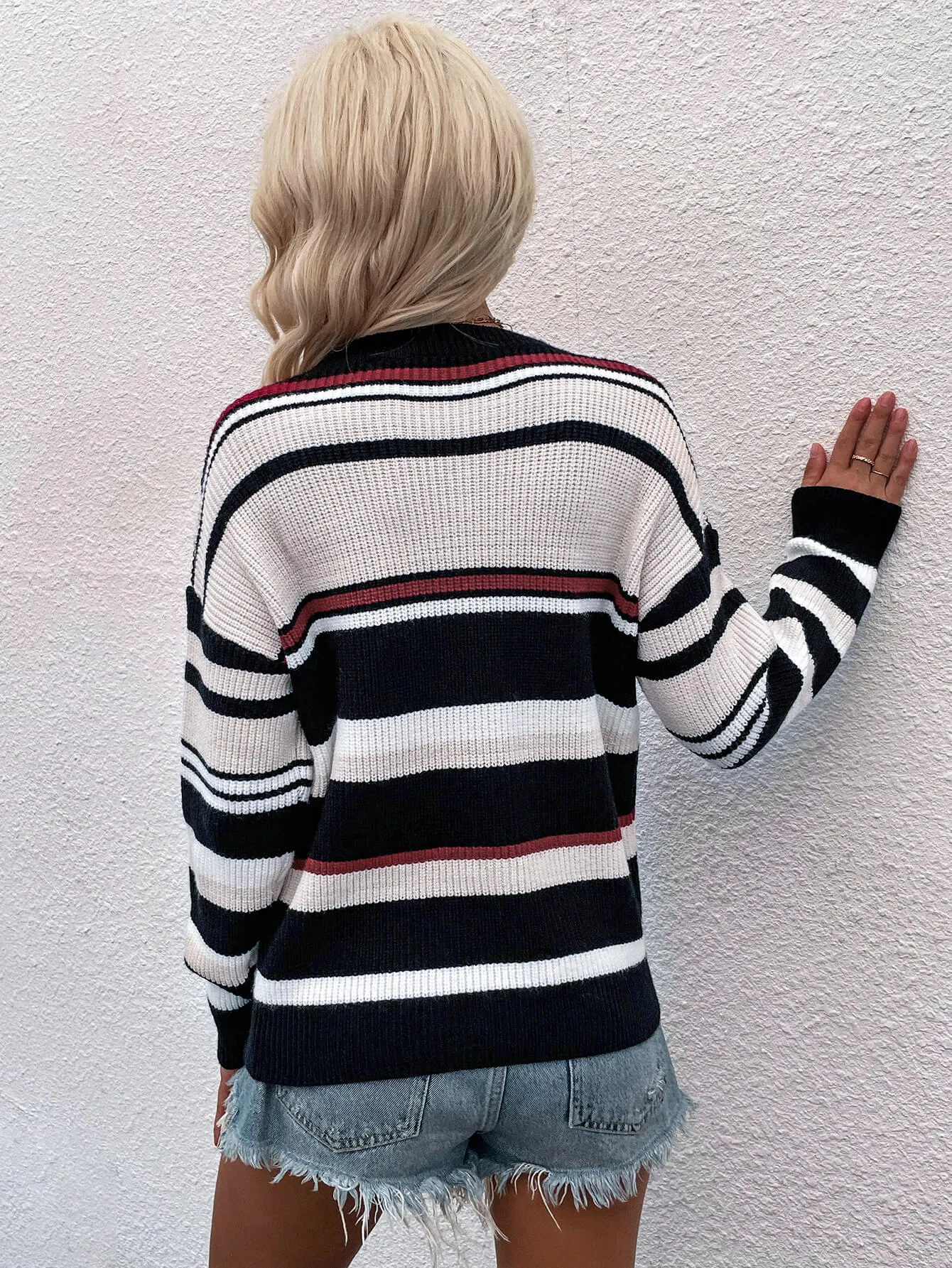 The Perfect Striped Beach Sweater