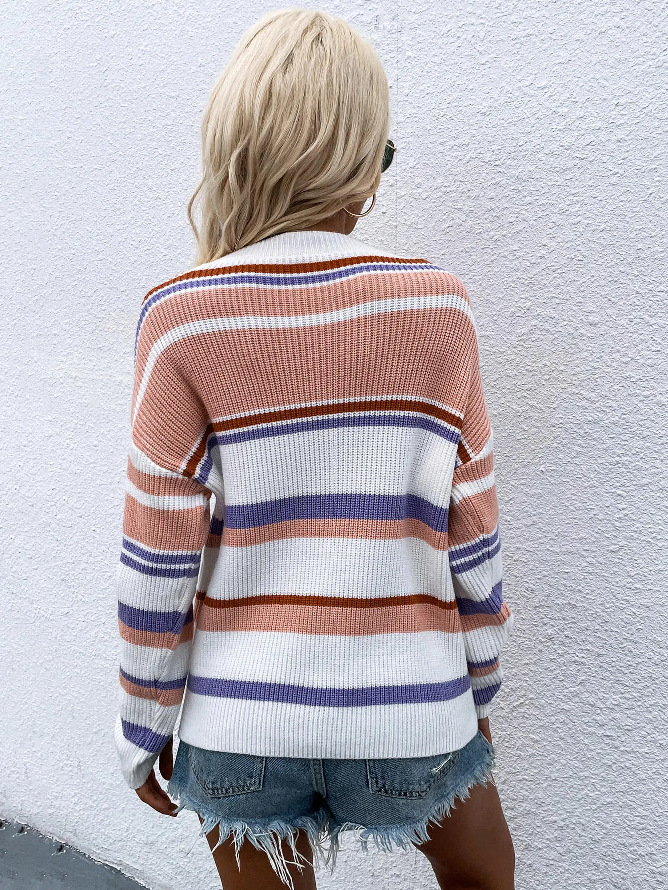 The Perfect Striped Beach Sweater