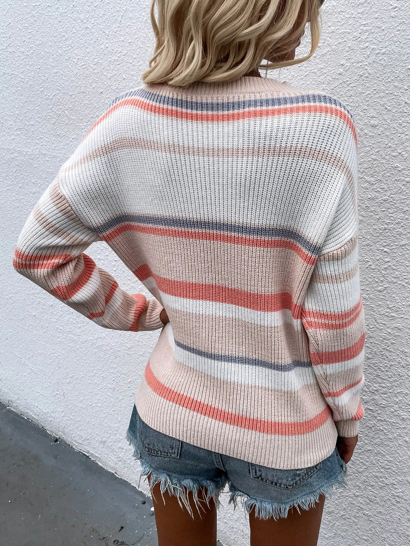 The Perfect Striped Beach Sweater