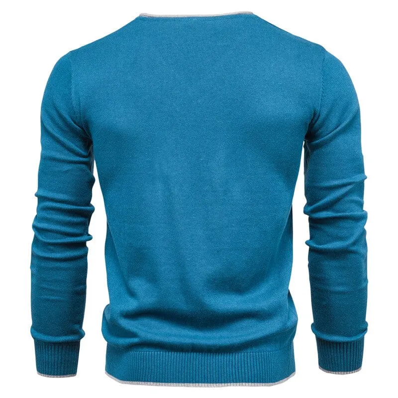 The Sterling V-neck Slim Fit Pullover Sweater - Multiple Colors