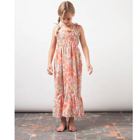 TOCOTO CINTAGE FLOWER MAXI DRESS