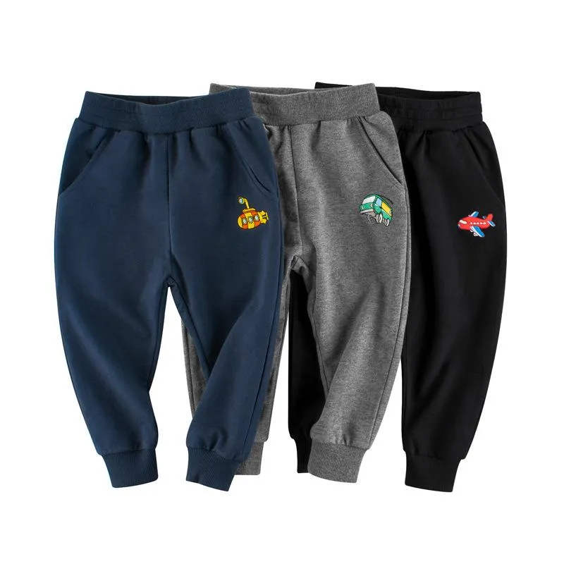 Toddler Boys Cartoon Transportation Sweatpants