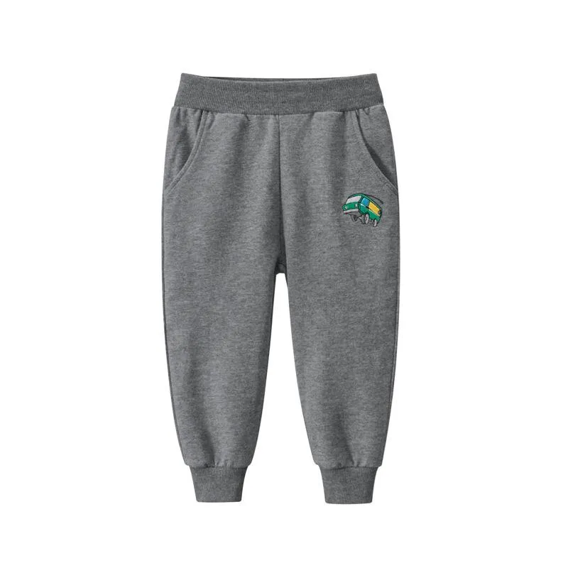 Toddler Boys Cartoon Transportation Sweatpants