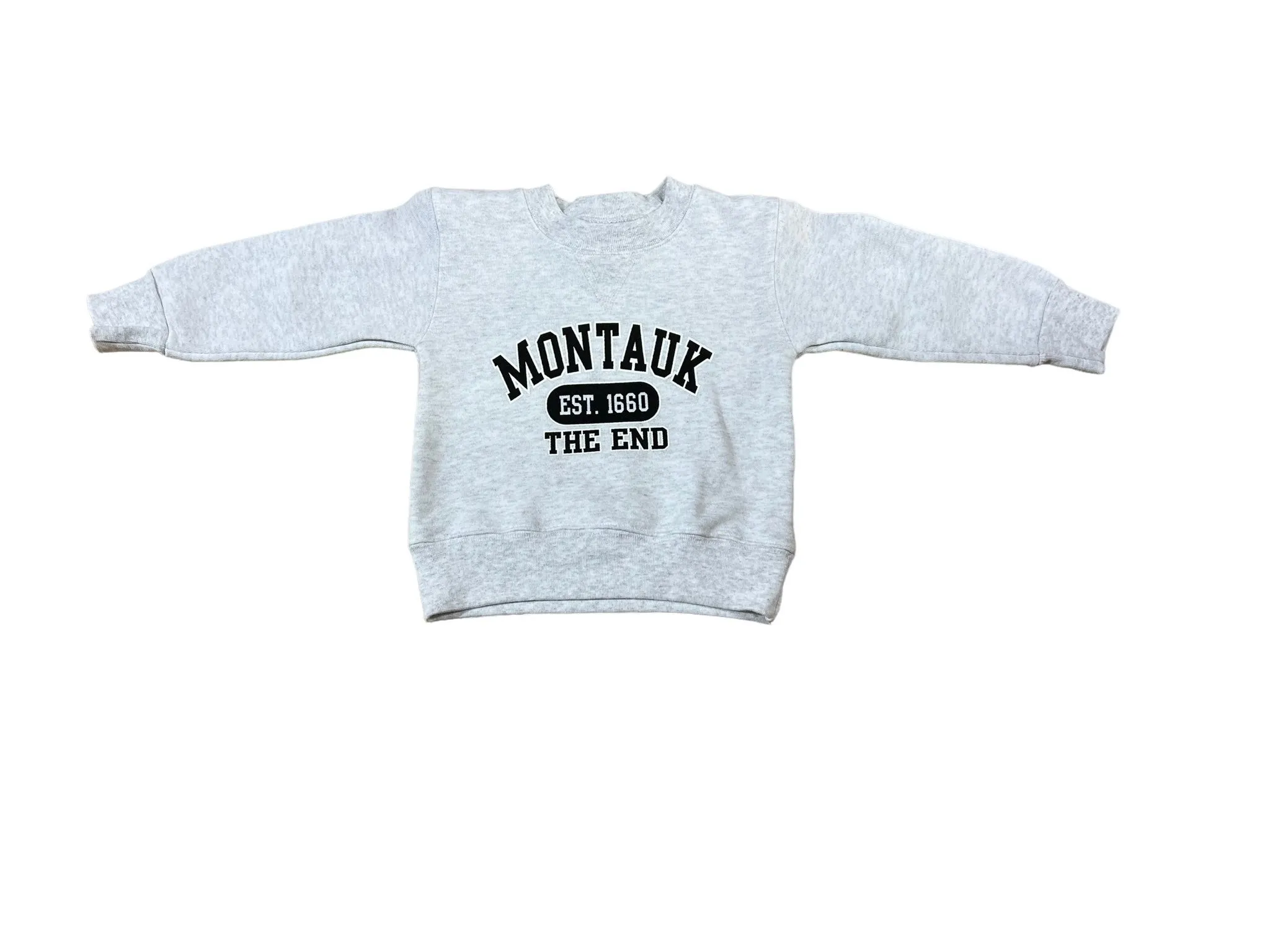 Toddler Montauk The End Est. 1660 Crewneck