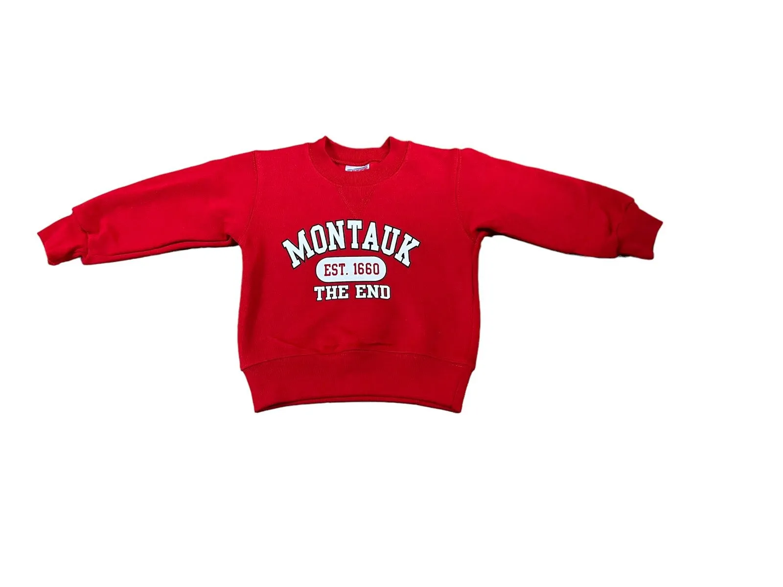 Toddler Montauk The End Est. 1660 Crewneck