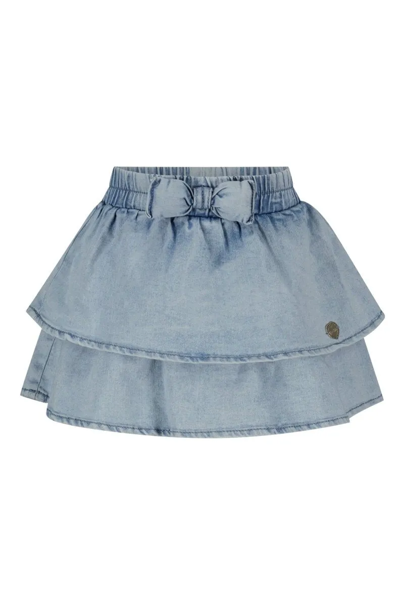 TOEDY layered skirt Denim