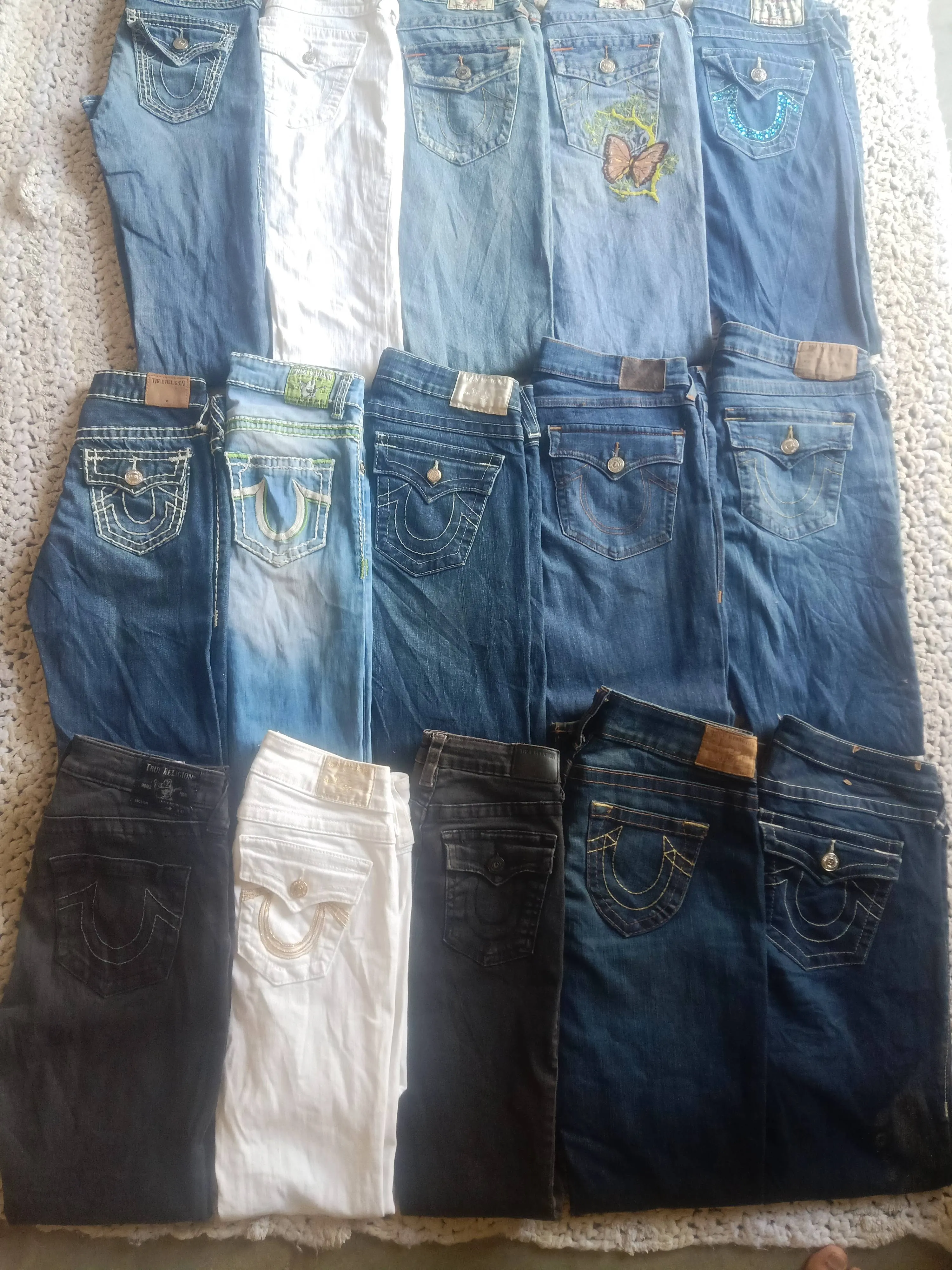 True religion pants 16 pieces