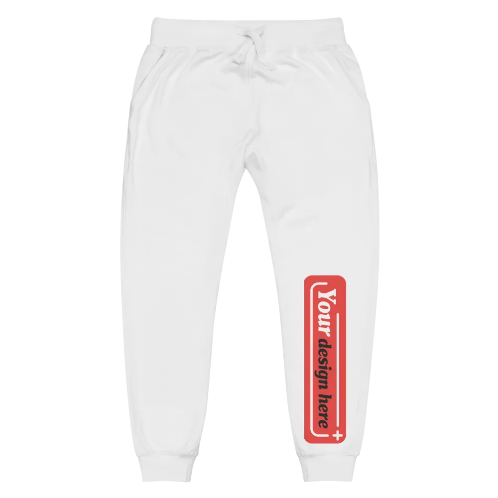 Unisex fleece sweatpants