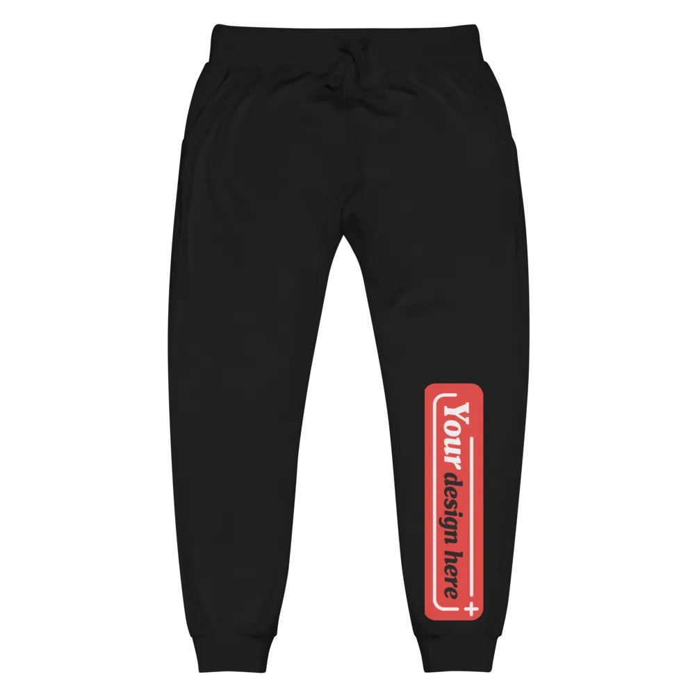 Unisex fleece sweatpants