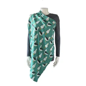 UV Jersey Cotton Cover - TEAL SEAGULLS