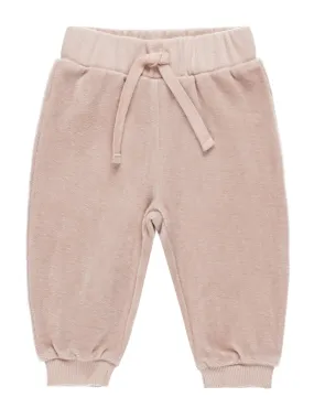 Velour Relaxed Sweatpant, Blush