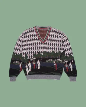 Vintage 90's V-Neck Golf Sweater