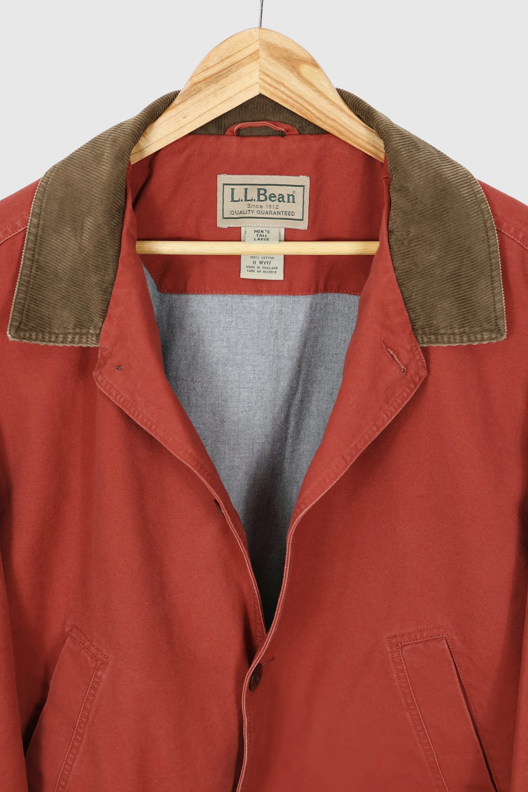 Vintage L.L. Bean Red Chore Jacket