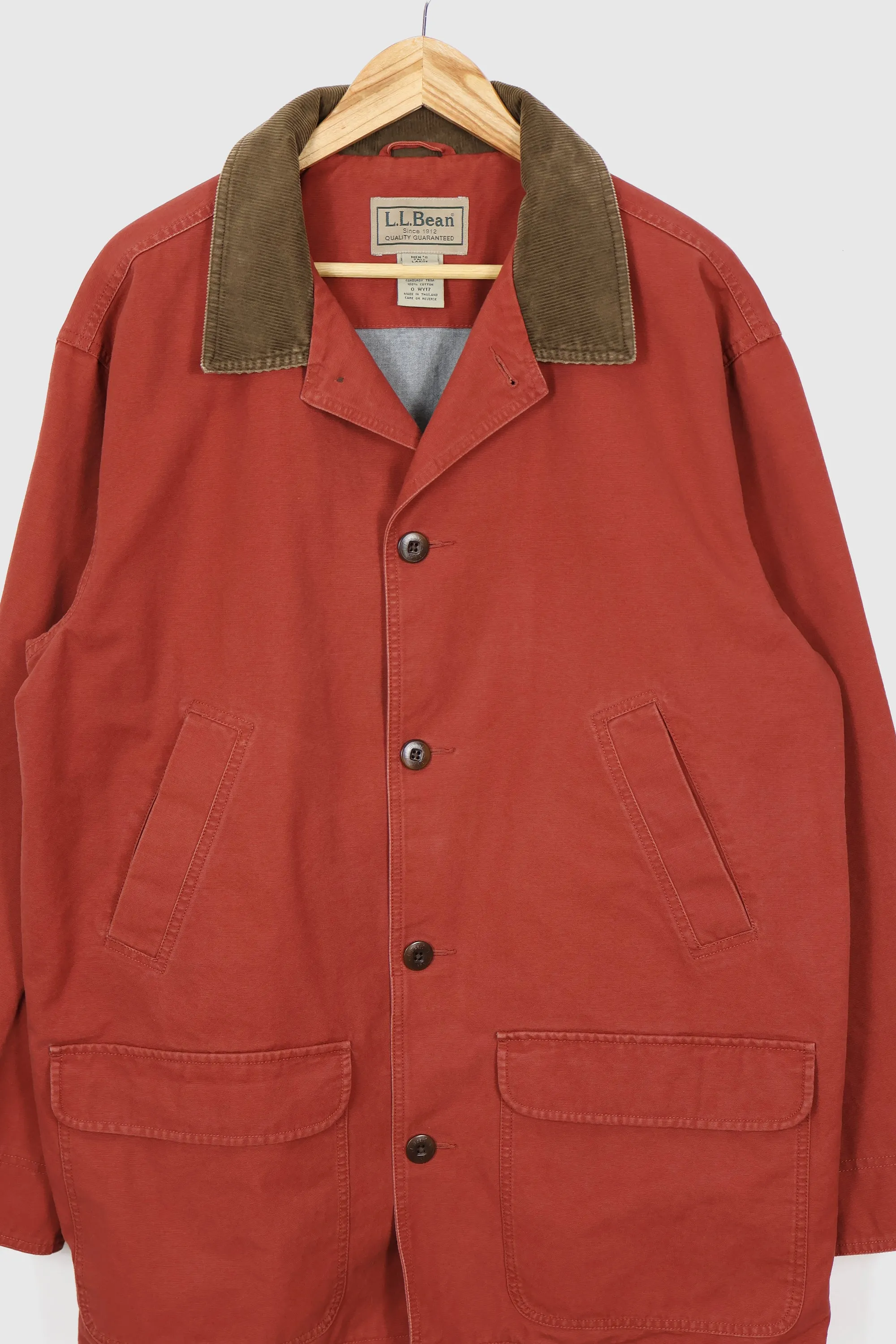 Vintage L.L. Bean Red Chore Jacket