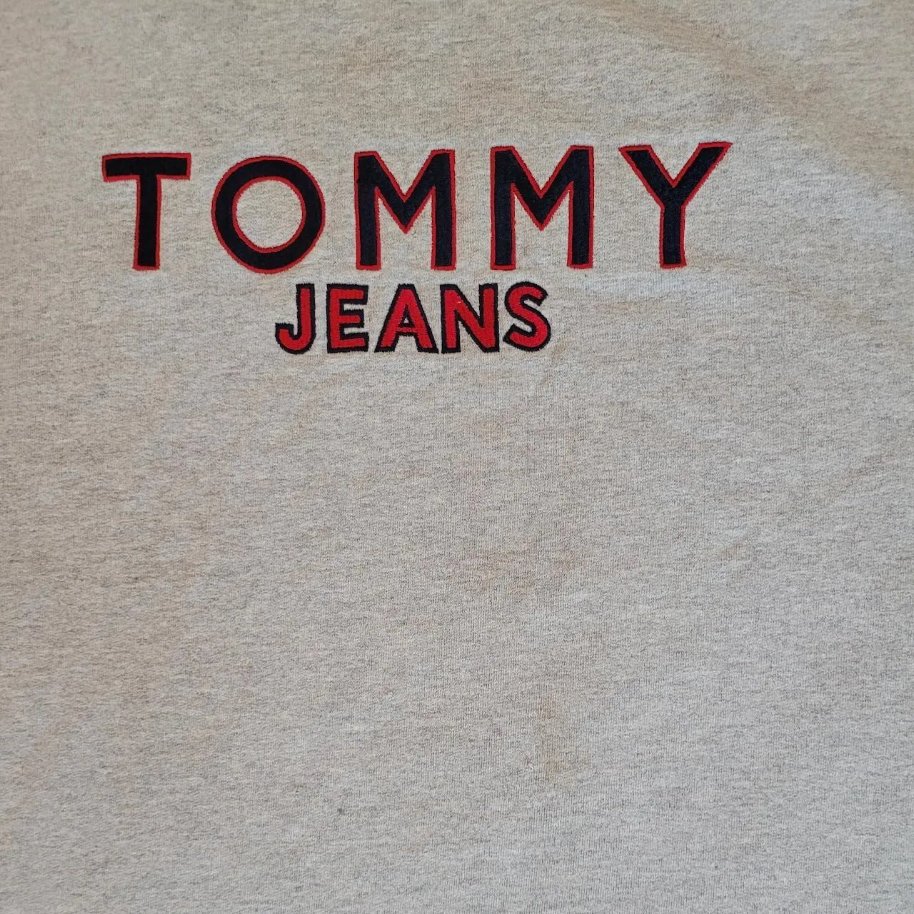 VINTAGE TOMMY JEANS HILFIGER LOGO EMBROIDERED SPELL OUT SWEATSHIRT