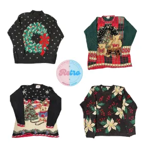 Vintage Y2K Knit Mix Christmas Edition: 10 Pieces