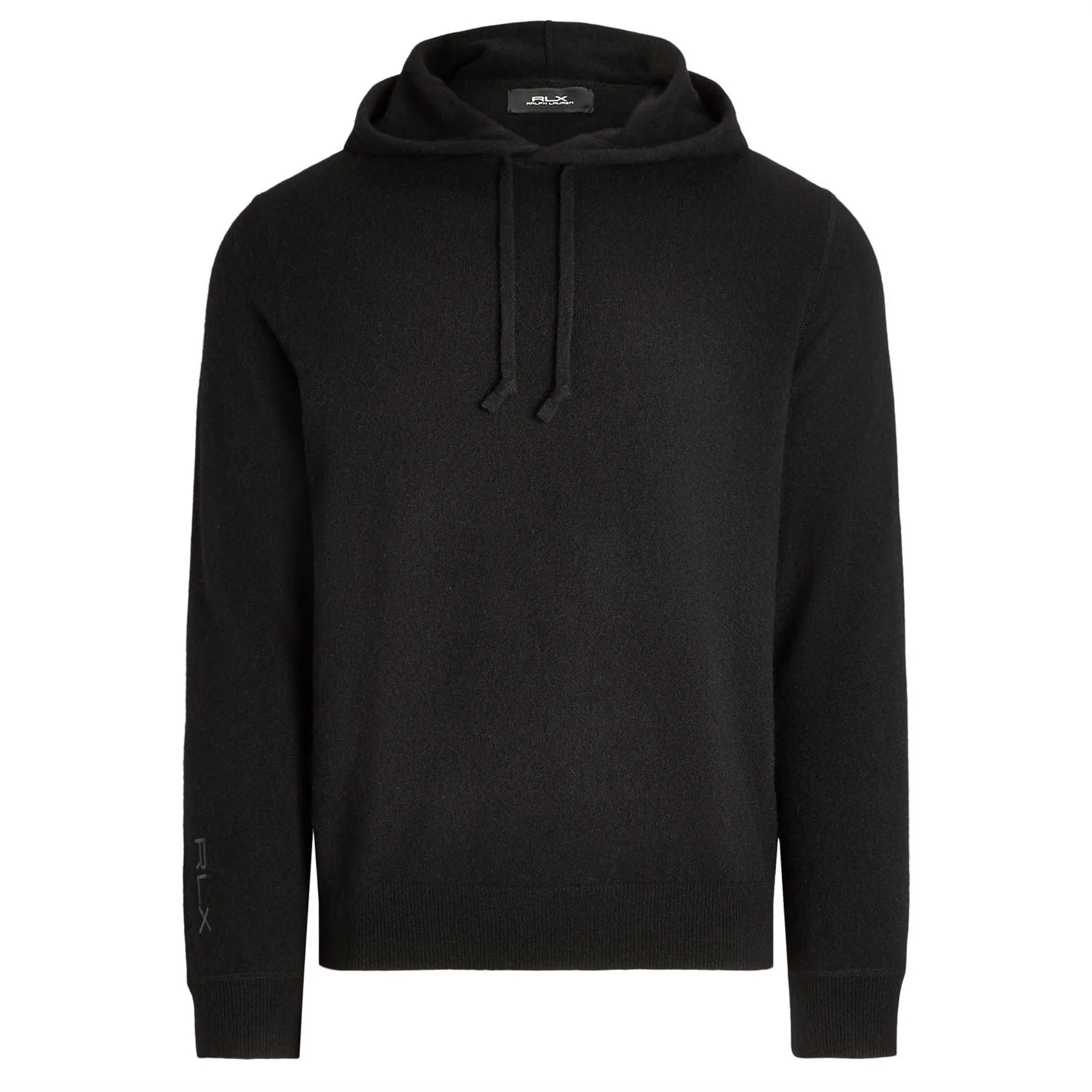 Washable Cashmere Hooded Sweater Polo Black - AW24