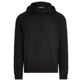 Washable Cashmere Hooded Sweater Polo Black - AW24