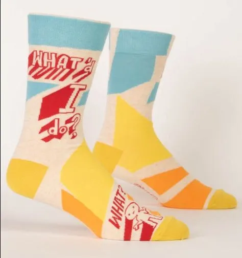 What'd I Do? Men's Crew Socks