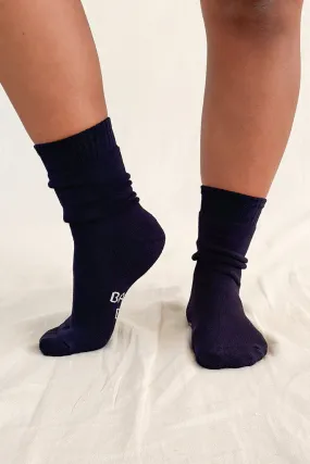 Women's Thick Bamboo Socks 2 Pack - Navy