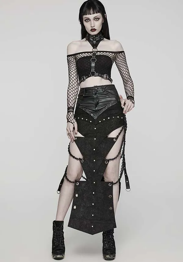 Xena Chained | HIGH SPLIT SKIRT*