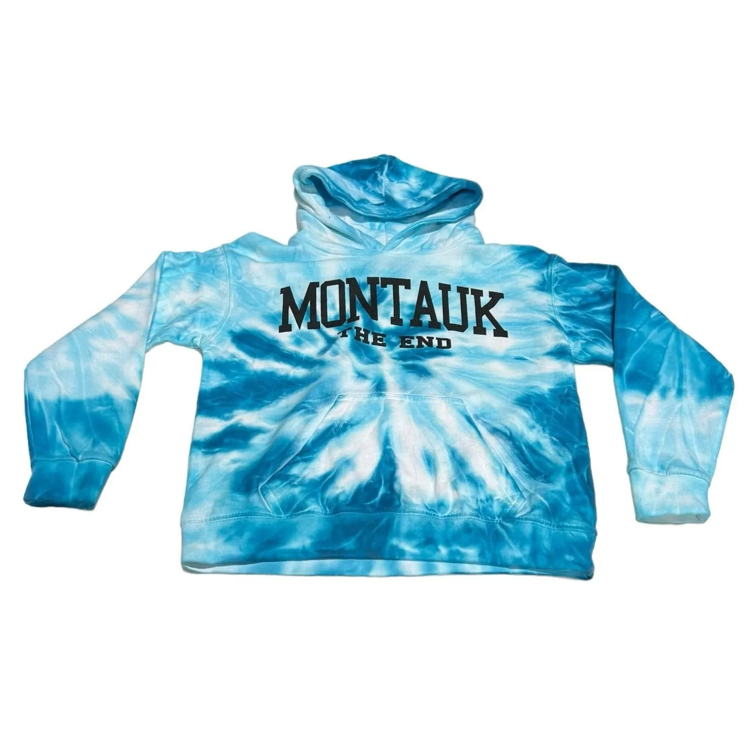 Youth Happy Kids Montauk The End Pullover Tie-Dye Hoodie