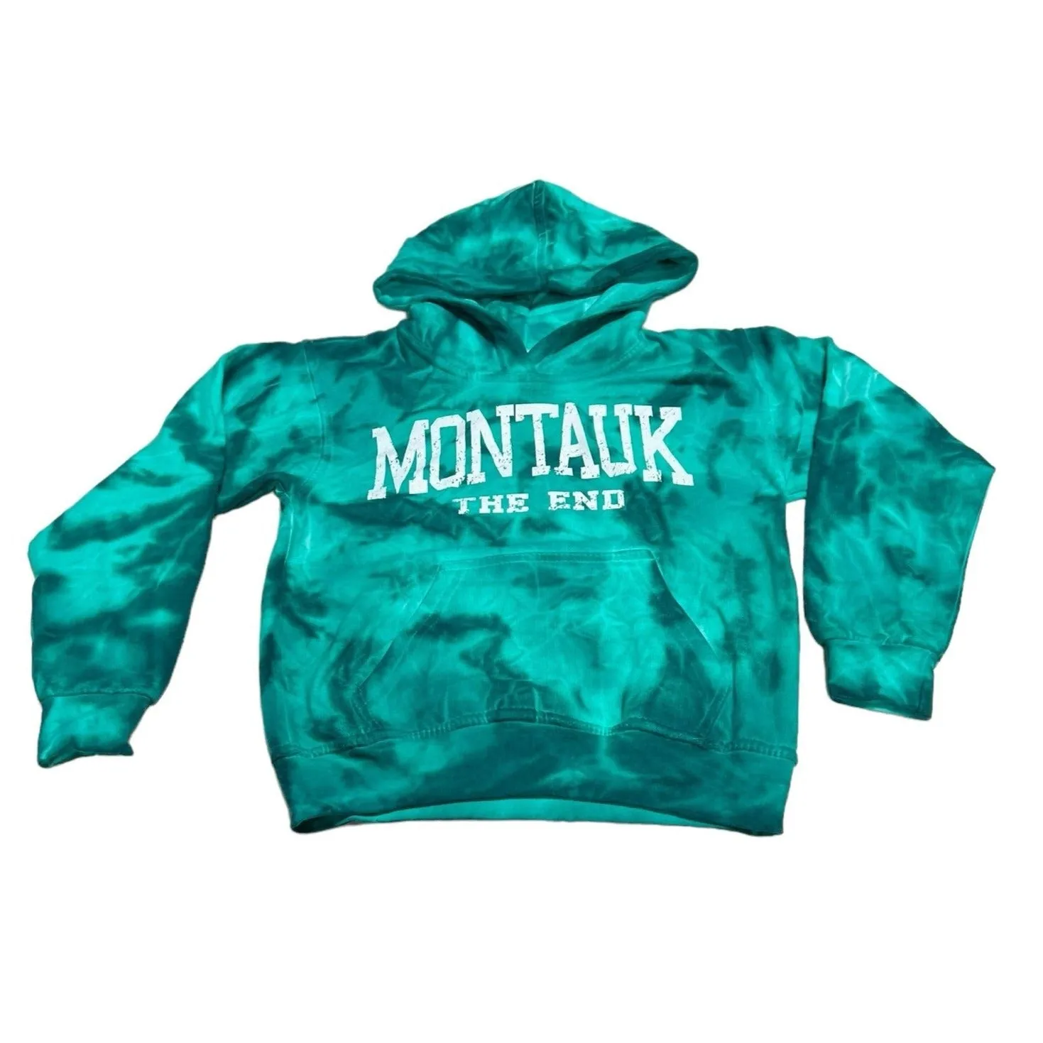 Youth Happy Kids Montauk The End Pullover Tie-Dye Hoodie