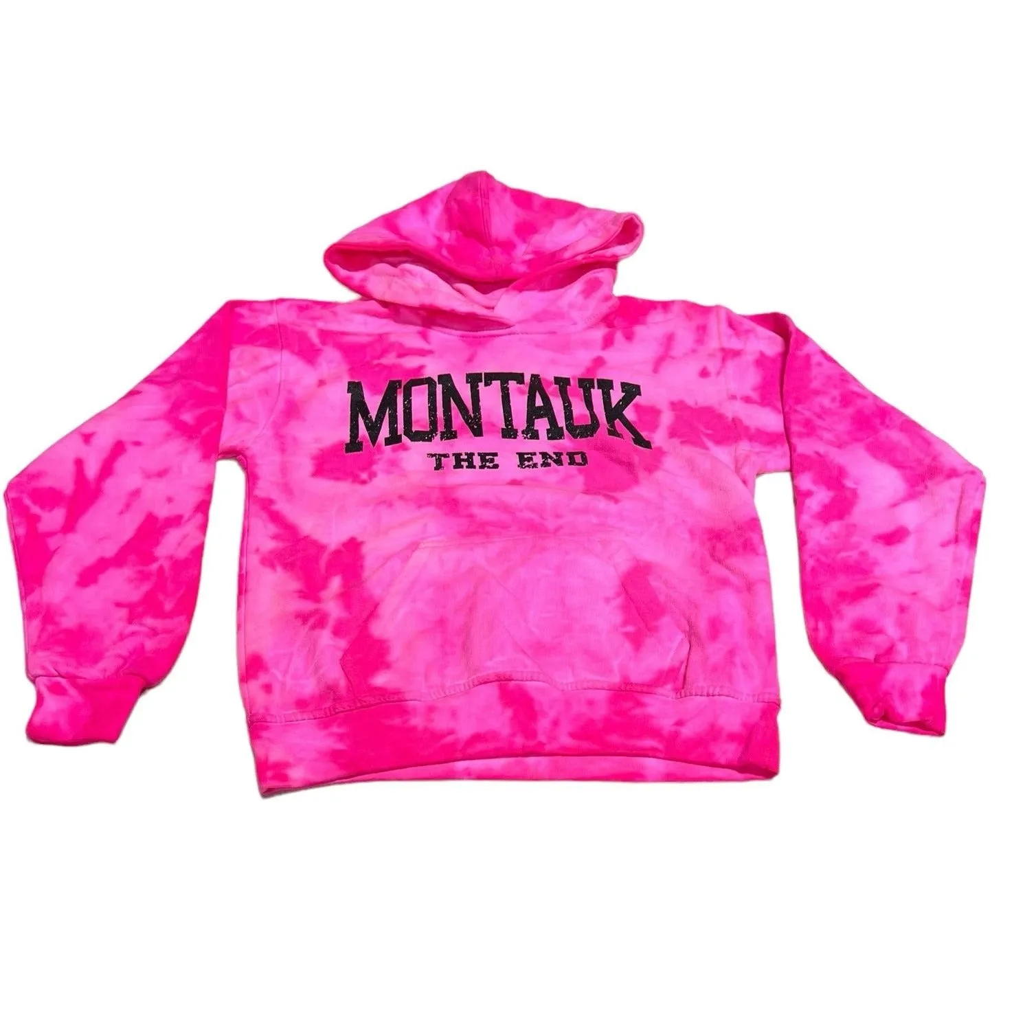 Youth Happy Kids Montauk The End Pullover Tie-Dye Hoodie